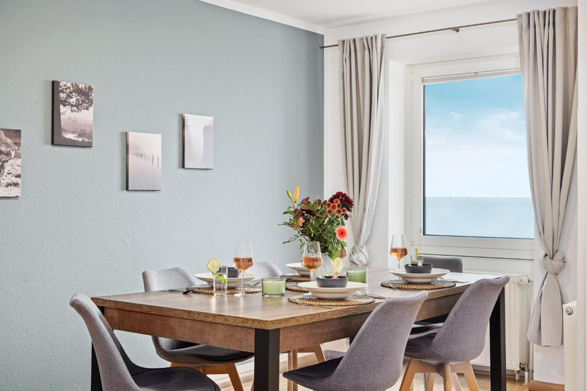 Strand-Apartment, Strandkorb, Meeresrauschen, Parkplatz Вилхелмсхафен Екстериор снимка