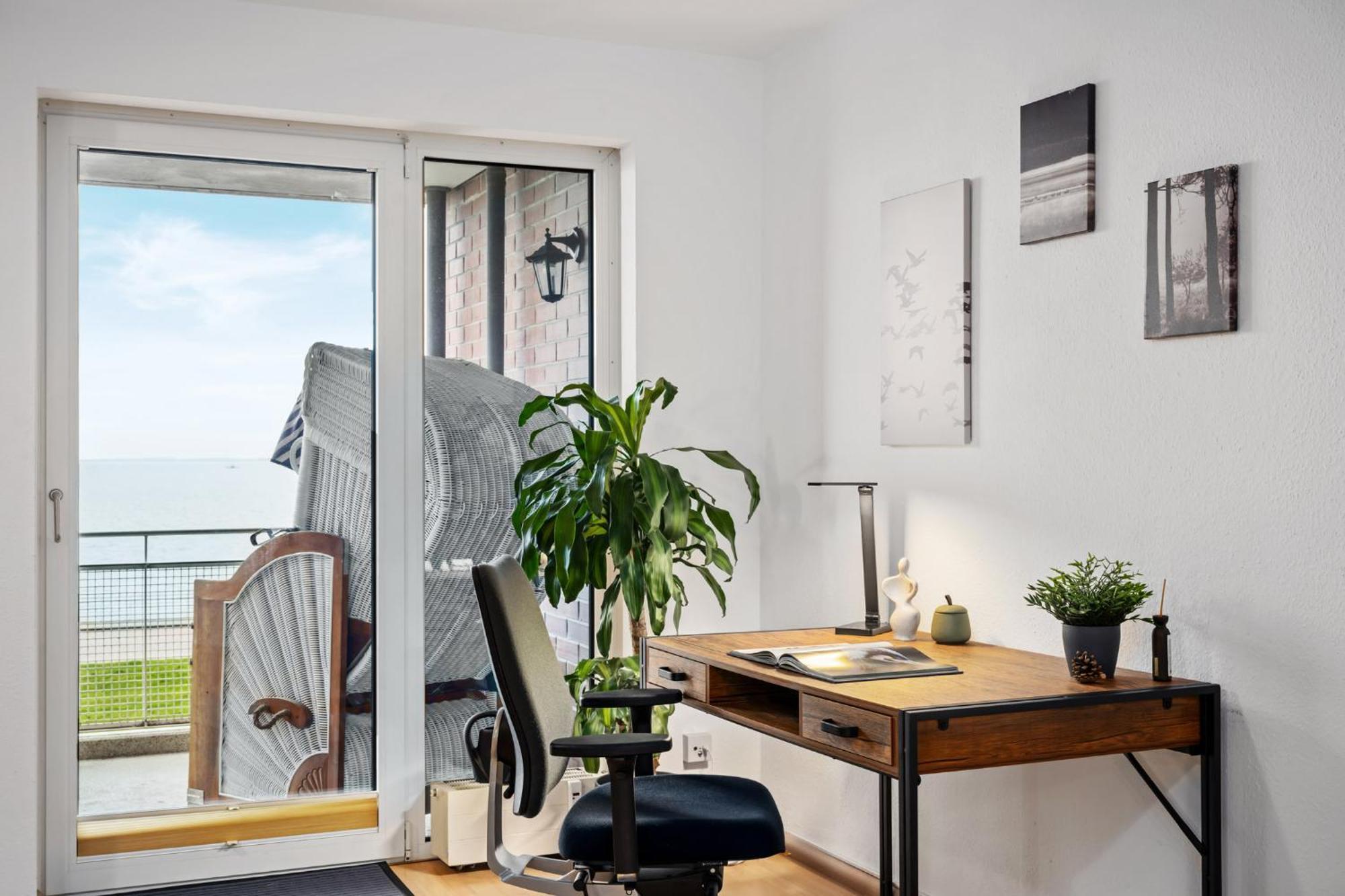 Strand-Apartment, Strandkorb, Meeresrauschen, Parkplatz Вилхелмсхафен Екстериор снимка