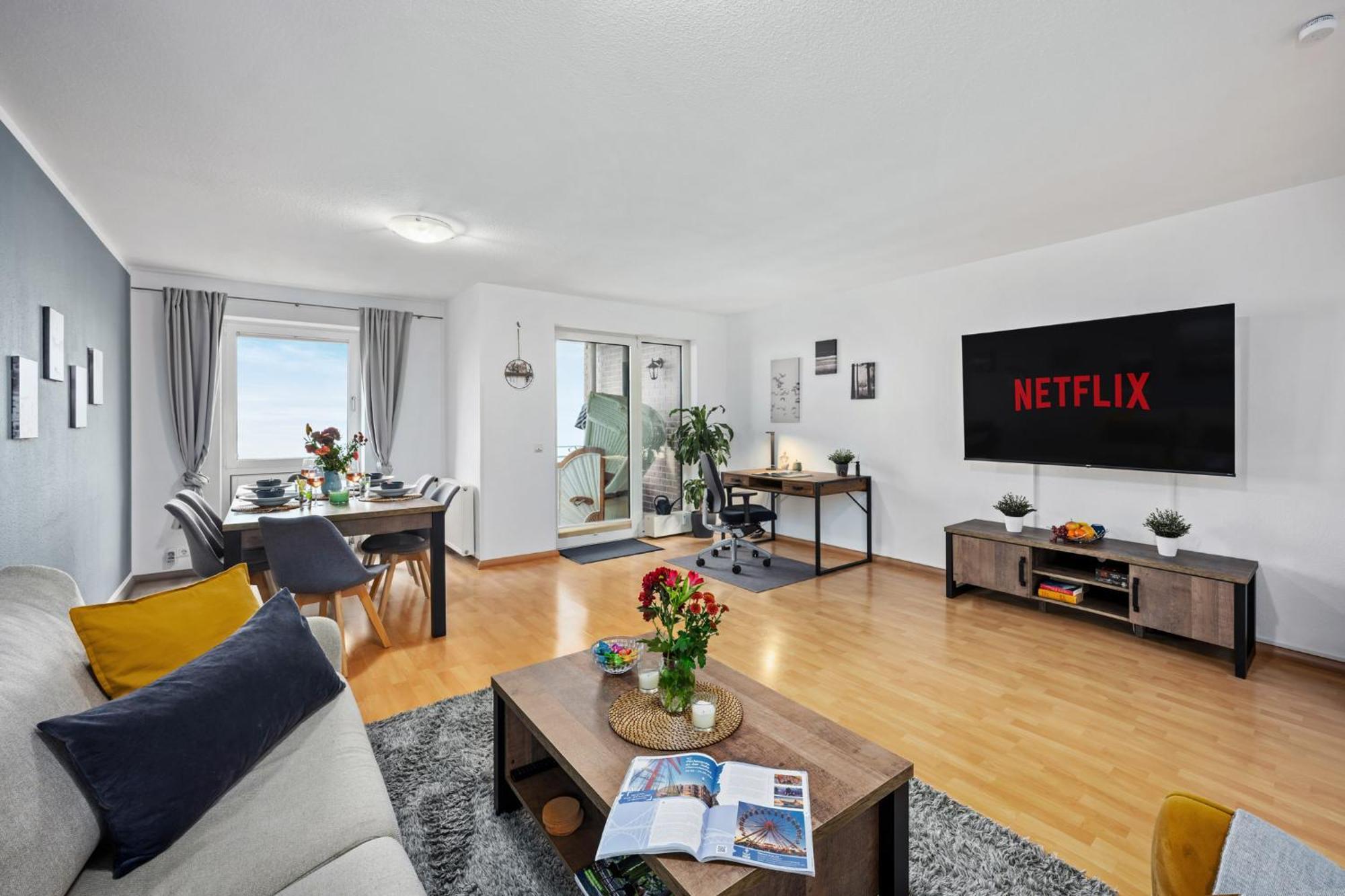 Strand-Apartment, Strandkorb, Meeresrauschen, Parkplatz Вилхелмсхафен Екстериор снимка