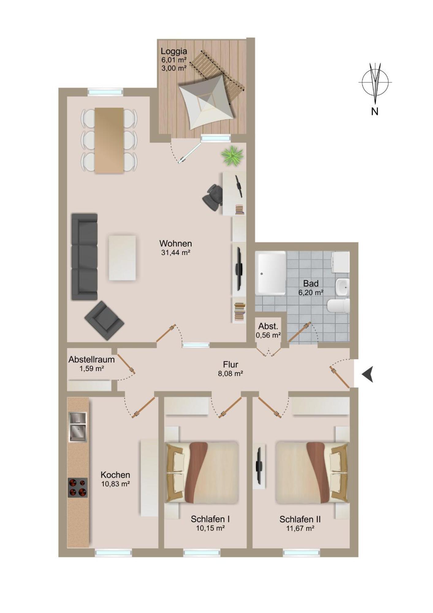 Strand-Apartment, Strandkorb, Meeresrauschen, Parkplatz Вилхелмсхафен Екстериор снимка